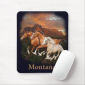 Wildpferde Mousepad (Mit Mouse)