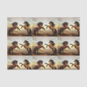 Wildpferde Seidenpapier (Vorderseite)