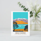 Wildpferde Staat Erholungsgebiet Nevada Vintag Postkarte (Stehend Vorderseite)