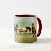 Wildpferde-Tasse Tasse (VorderseiteRechts)