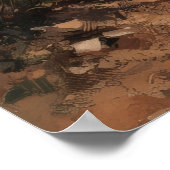 Wildpferde Wüsten-Canyon Poster (Ecke)