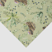 Wildpflanzensage mit Wasserfarbstoffpapier für Vög Seidenpapier (Ausschnitt)