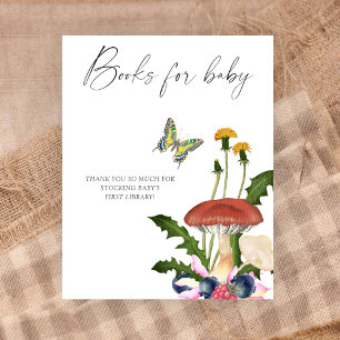 Wildpilze Babydusche Bücher für Kinder Poster