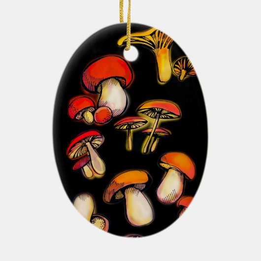 Wildpilze Keramik Ornament (Hinten)