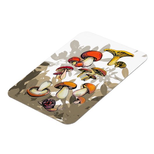 Wildpilze Magnet (Linke Seite)