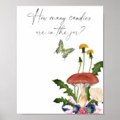 Wildpilze Raten Sie, wie viele Bonbons Poster (Vorne)