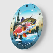 Wildregenbogenforelle Rocky Mountain Bach Uhr (Winkel)