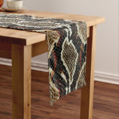 Wildreptilienmuster farbige Pythonschlange Kurzer Tischläufer (Beispiel)