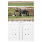 Wildsafari 2025 kalender (Mär 2027)