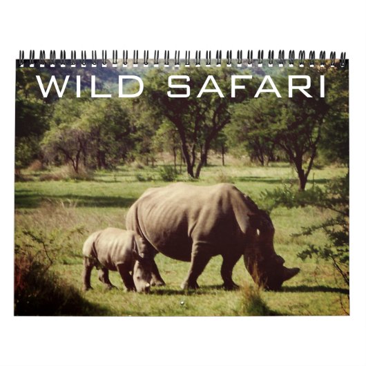 Wildsafari 2025 kalender (Titelbild)