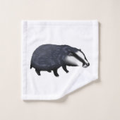 Wildschleppmuster Badhandtuch Set (Waschlappen)