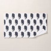 Wildschleppmuster Badhandtuch Set (Handtuch)