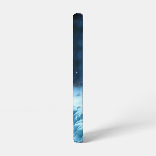 Wildschneeleopard wandern Frost verzauberter Wald Samsung Galaxy Hülle (Linke Seite)