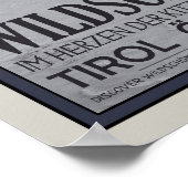 Wildschönau Backcountry Poster (Ecke)