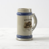 Wildschwein Bierglas (VorderseiteRechts)