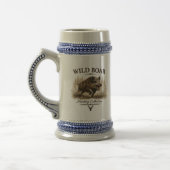 Wildschwein Bierglas (Links)