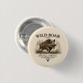 Wildschwein Button (Vorne & Hinten)