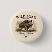 Wildschwein Button (Vorderseite)