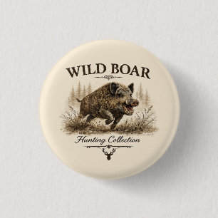 Wildschwein Button