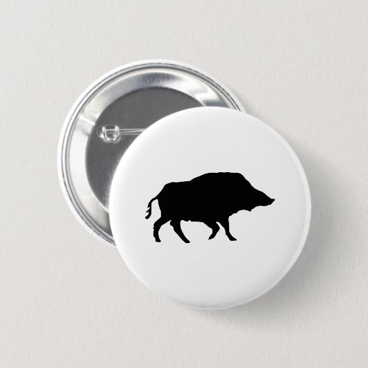 Wildschwein Button (Vorne & Hinten)