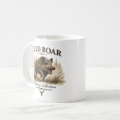 Wildschwein Kaffeetasse (Vorderseite Links)