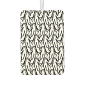 Wildschwein, kein Zebra Duftbäumchen Autolufterfrischer (Rückseite)