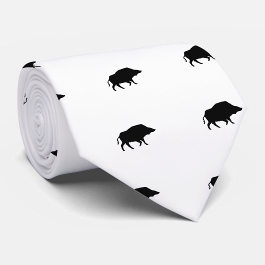 Wildschwein Krawatte (Gerollt)