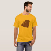 Wildschwein-Profil T-Shirt (Vorne ganz)