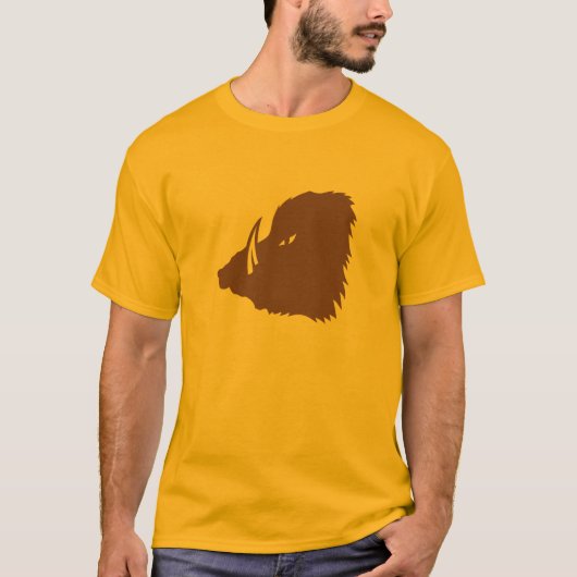 Wildschwein-Profil T-Shirt (Vorderseite)