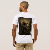 Wildschwein T-Shirt (Schwarz voll)