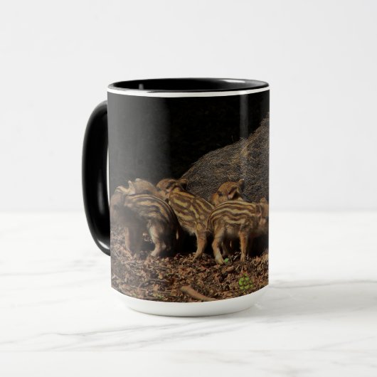 Wildschwein Tasse (Vorderseite Links)