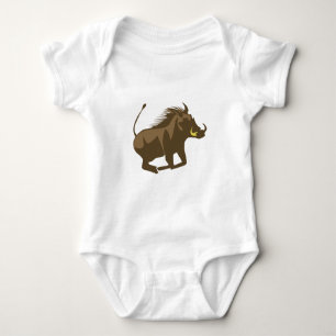 Wildschwein wild boar baby strampler