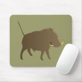 Wildschwein wild boar mousepad (Mit Mouse)