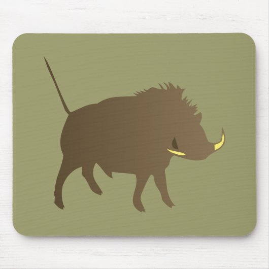 Wildschwein wild boar mousepad (Vorne)