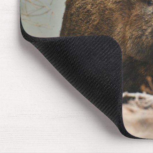 Wildschwein!!! Wild Boar!!! Mousepad (Ecke)