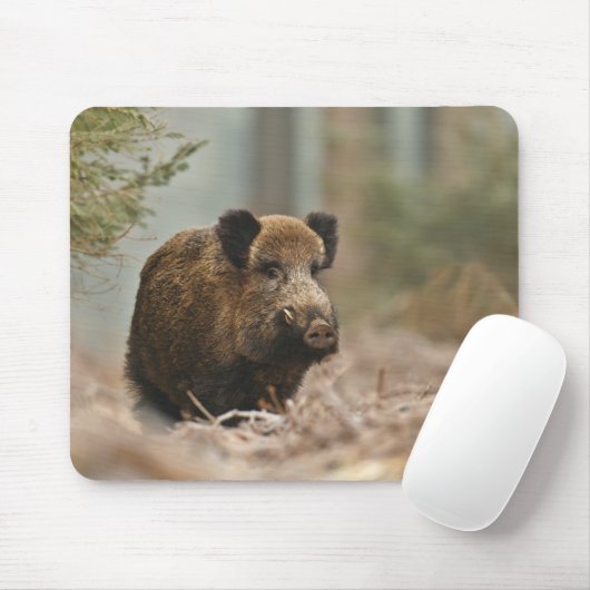 Wildschwein!!! Wild Boar!!! Mousepad (Mit Mouse)