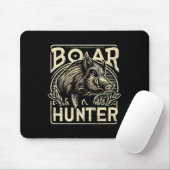 Wildschweine Cool Retro Hog Jagd Männer Vintag Mousepad (Mit Mouse)