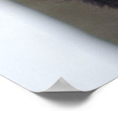 Wildschweine im Schnee Poster (Ecke)