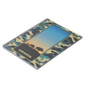 Wildschweine und Camouflage Notizblock (Linke Seite)