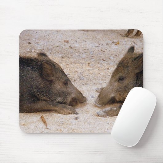 Wildschweine - Wild Hog Mousepad (Mit Mouse)