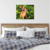 Wildschweingewächse | Minnesota Leinwanddruck (Insitu (Schlafzimmer))