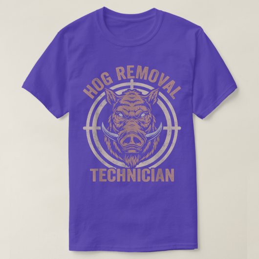 Wildschweinjagd T-Shirt (Design vorne)