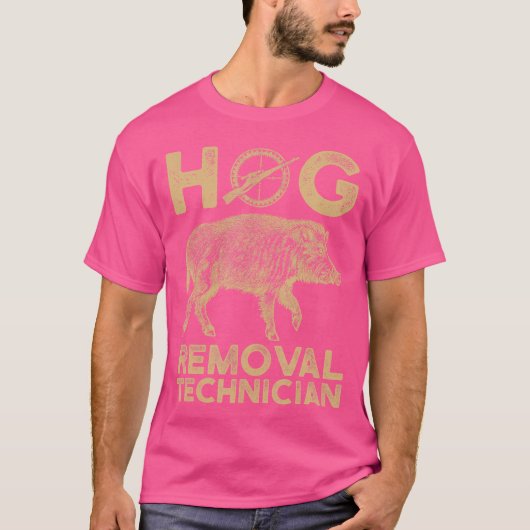 Wildschweinjagd T-Shirt (Vorderseite)
