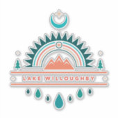 Wildschweinsee-Aufkleber Aufkleber (Vorderseite)