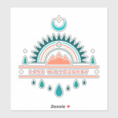 Wildschweinsee-Aufkleber Aufkleber (Blatt)