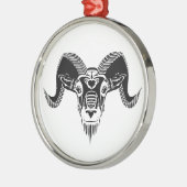 Wildstamm Silbernes Ornament (Links)