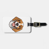 Wildsticker-Element des Hundes-Cartoon | Gepäckanhänger (Vorderseite horizontal)