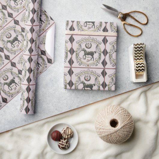 Wildstute-Lederlotion-Verpackungspapier Geschenkpapier (Kunsthandwerk)