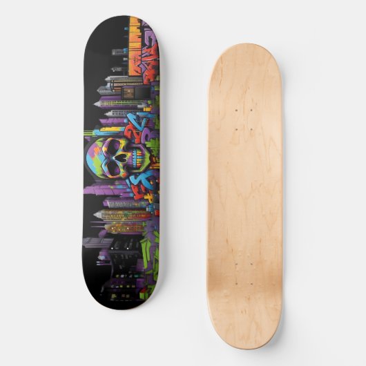 Wildstyle Graffiti 11 Skateboard (Vorderseite)