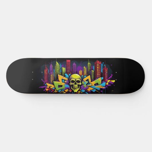 Wildstyle Graffiti 12 Skateboard (Horizontal)